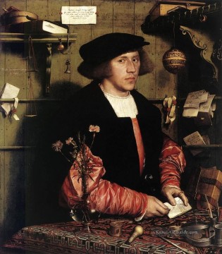  mann - Porträt der Kaufmann Georg Gisze Renaissance Hans Holbein der Jüngere